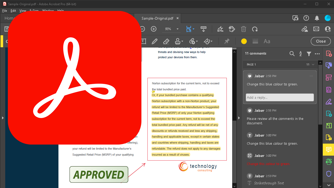 How to Annotate a PDF using Acrobat